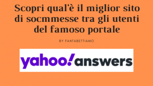 yahoo answer scommesse