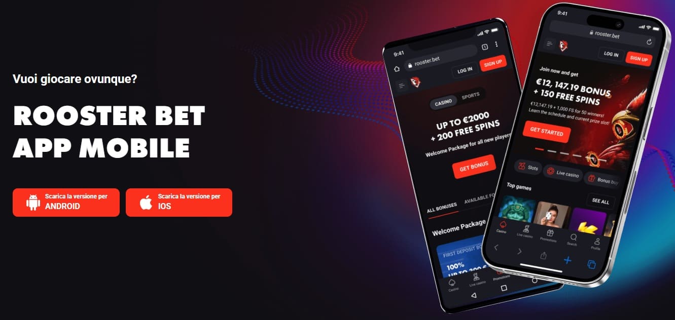 Roosterbet Bookmaker Mobile